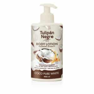 LOCIÓN COCO PURE WHITE 400 ML TULIPÁN NEGRO