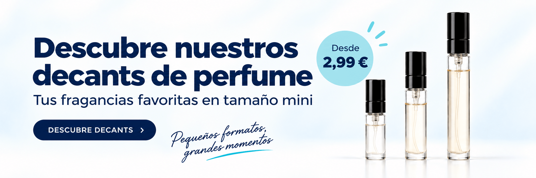 Descubre tus decants de perfume